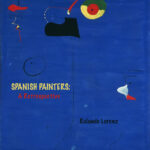 Spanish Painters: A Retrospective book cover depicting an abstract painting.