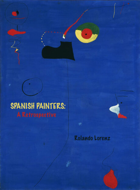 Spanish Painters: A Retrospective book cover depicting an abstract painting.